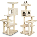 Cat Choice Cat Tower with Multi Level Resting Point, Sisal Post, Plush Toy And Pet House-60x49x143cm