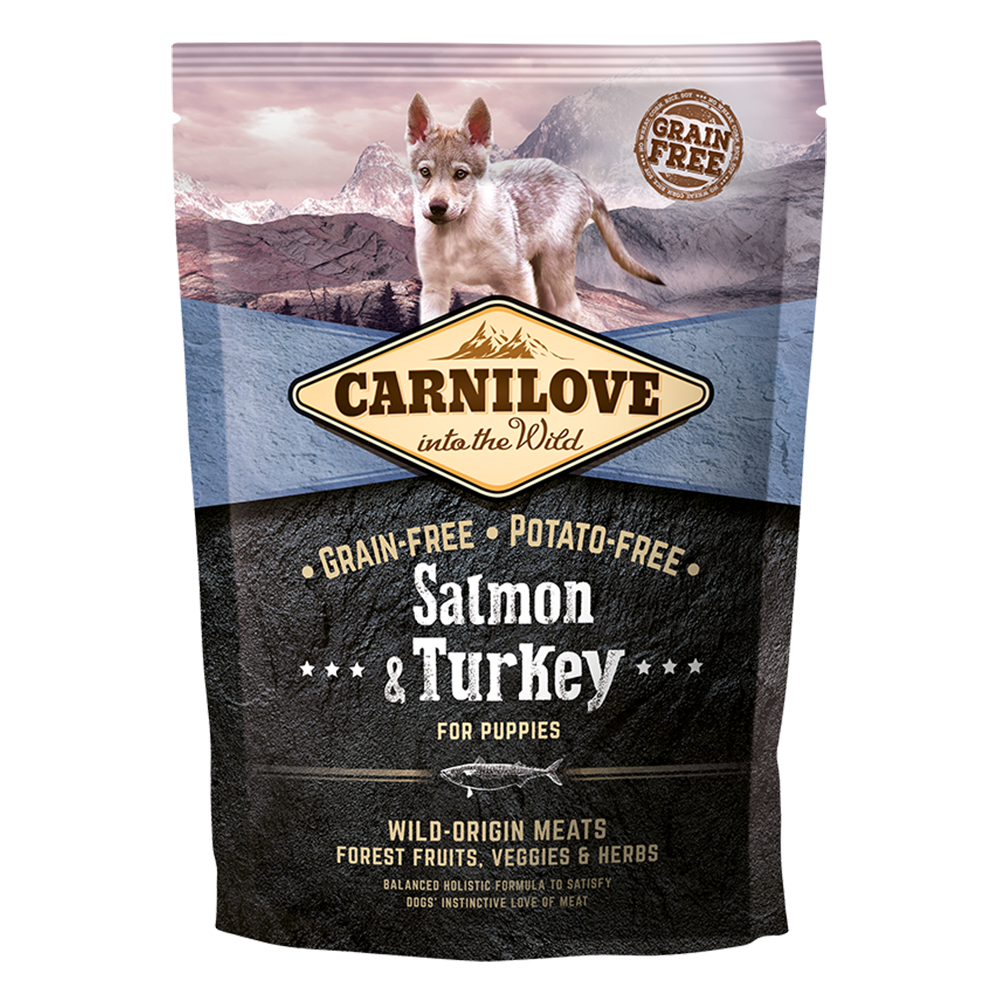 Carnilove Salmon & Turkey for Puppies 1.5kg
