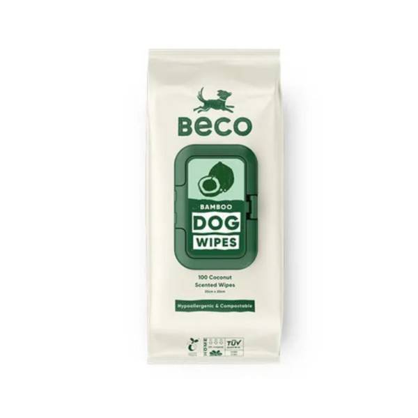 Beco Bamboo Coconut Scented Dog Wipes