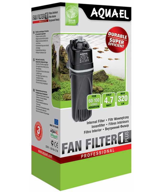 Aquael Fan Filter-Internal Filter - 1 Plus , 320L/H