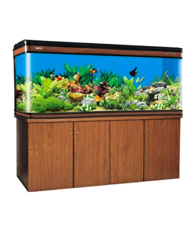 Boyu LZ-2000 Aquarium With Cabinet Cherry Color 2029x600x850mm