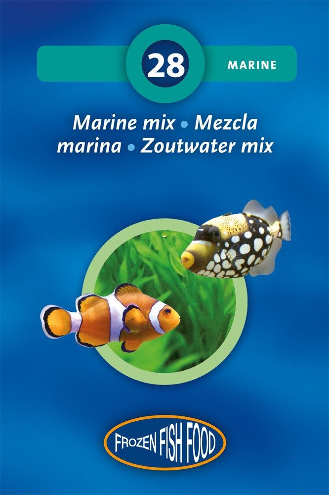 3F & Ruto Frozen Marine Mix Blister Fish Food 95gm