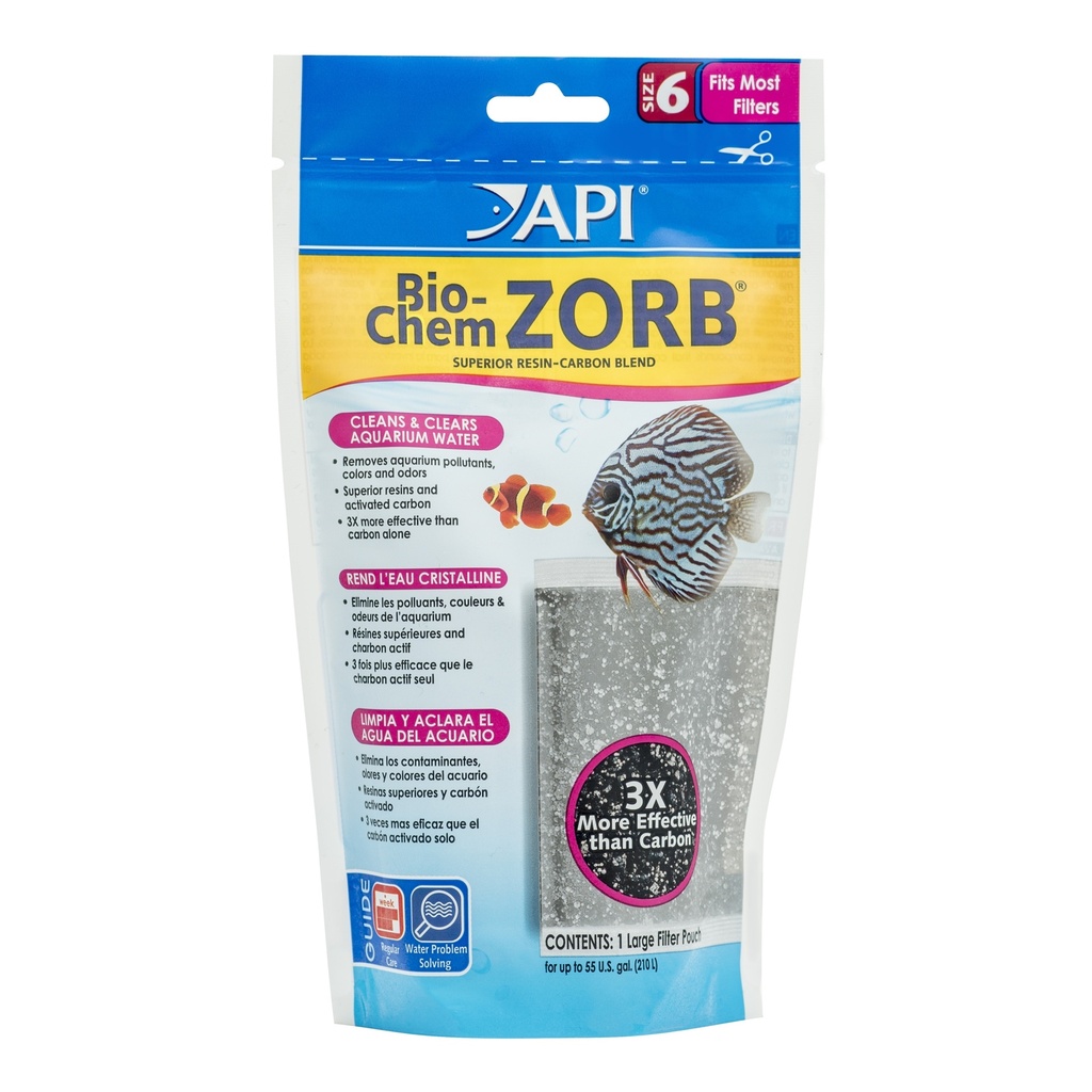 API Bio Chem Zorb Cleans & Clears Water Treats 210L